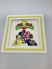 Vintage 1990s Power Rangers Carnival Prize Picture-8 In Square- No Glass picture