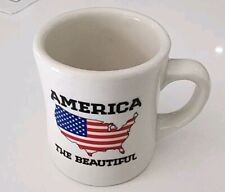 Tuxton Waffle House 2012 America The Beautiful Diner Heavy Thick Coffee Mug picture