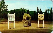 CO, Colorado  ROAD MARKERS~SUMMIT Of RABBIT EAR PASS  ca1950's Chrome Postcard picture