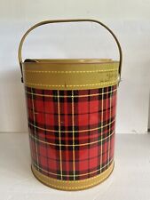 Vintage The Skotch Kooler 4 Gallon Deluxe By Hamilton Scotch Corp Red Plaid picture