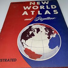 1955 Hammond’s New World Atlas and Gazetteer Book Published For Sears Roebuck & picture
