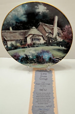Marty Bell Lorna Doone Cottage English Country Cottages Plate No 0294 Signed COA picture