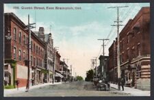 BRAMPTON Ontario Peel 1910s Queen Street East. Old Postcard by Stedman picture