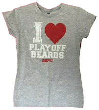 Disneyland Parks  ''I HEART PLAYOFF BEARDS''  ESPN T-Shirt Size M Excellent Read picture