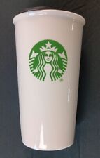 Starbucks Porcelain 10oz Double Wall Travel Coffee Mug Tumbler w/Lid  picture