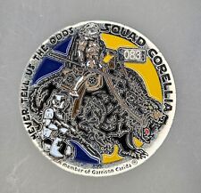RARE Star Wars 501st Legion Garrison Carida Sqd Corellia V1 Slvr Challenge Coin picture