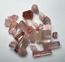 12 Cts Attractive, Beautiful Pink Tourmaline Rough Crystals Lot From Afghanistan picture