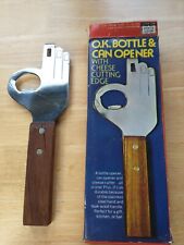 UNIQUE OK Bottle, Can Opener And Cheese Cutter 1970s picture