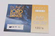 VTG Disney Epcot 1999 America Gardens Theatre by Shore Lord of Dance Ticket a2 picture