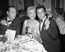 Dinah Shore George Montgomery & Tony Curtis Candid 1950's 8x10 Photo picture