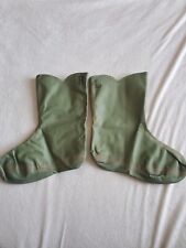 Military COMBAT ANKLE LENGTH Cold Wet Weather Green Boot Liners vintage (M#) picture