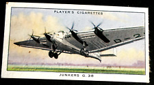 JUNKERS G38  Vintage 1935 Illustrated Card  FD15M picture