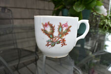 REDUCED Antique Victorian China Mustache Mug with Thistle #2 picture