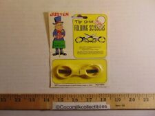 Vintage 1984 Justen The Great Folding Scissors In Package Justen Products picture