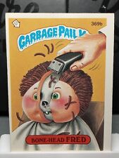 Vintage 1987 Topps Garbage Pail Kids Series 9 #369b Bone-Head Fred Sticker picture