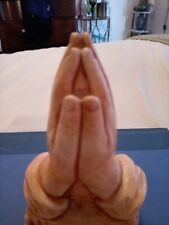 Vintage Chalkware Praying Hands picture