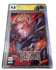 Venom #27 Double Cvr ERROR Signed Cates Custom Label CGC SS Signed 9.8 1st Codex picture