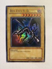 Yu-Gi-Oh Red-Eyes B. Dragon SDJ-001 / Ultra Rare / English / Poor - Played picture