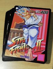 (RARE )1991-92 Street fighter II bar code base card complete set 32 cards picture