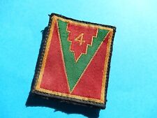 4th INFANTRY DIVISION PATCH CUSHION with hooks picture