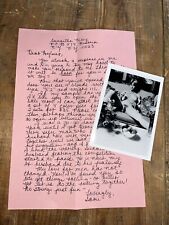 Vintage picture erotic with letter beautiful woman naked original Pin Up picture