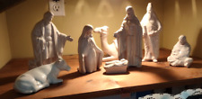 Frankoma Pottery Nativity Set of 8 Collectable Pieces picture