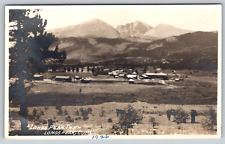 RPPC c1910s Longs Peak Inn Colorado Bird's Eye View Vintage Postcard picture
