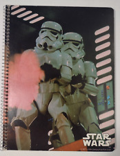 Star Wars Vintage Spiral Notebook/Stormtroopers/1977/Mead/10 1/2 x 8 Inches picture