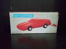 Vintage Red Sports Car Landline Phone Telephone In Box ~ Trl1#339 picture
