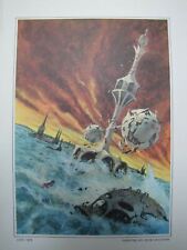 1970s Jack Gaughan Science Fiction Art Print Conde Nast Pub 1976 Sci Fi picture