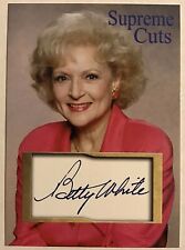 Betty White Hollywood Supreme Cuts 2021 Glossy ACEO Card picture
