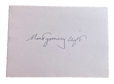 Montgomery Clift Signed Autograph Signature 5x3