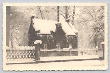 RPPC Snowy House Winter Scene (1046) picture