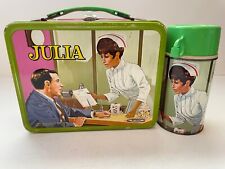 Vintage 1969 Julia Nurse TV Show Metal Lunch Box & Thermos picture