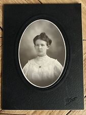 1900’s Young Pretty Edwardian Lady School Girl VTG CABINET CARD PHOTO picture