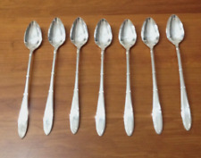 Lot of 7 - Vintage Oneida Nobility Silverplate Reverie Flatware- Iced Tea Spoons picture