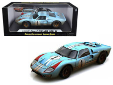 1966 Ford GT-40 MK II #1 Light Blue Miles - Hulme Le Mans (Dirty Version) 1/18 D picture
