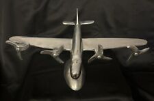 Litton Lane Polished Cast Aluminum Propeller Airplane Desk Sculpture 15” x 11” picture