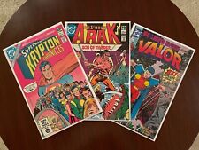 (lot of 3 DC comics) Krypton Chronicles #1 (1981) Arak #1 (1981) Valor #1 (1992) picture