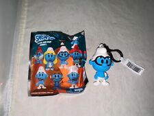 Monogram The Smurfs Brainy Smurf Figural Foam Bag Clip Keychain picture