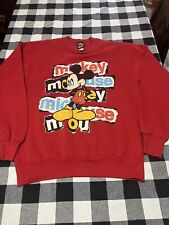 Rare Vintage 90’s Mickey Mouse Sweater Crew neck Size Medium picture
