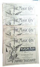 THE MAGIC CITY MIDWAY PLAISANCE PHOTOGRAPHIC PORTFOLIO Vol 1 #2-5 1893 Columbian picture