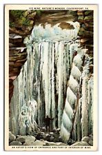 VTG 1920s - View In The Ice Mine - Coudersport, Pennsylvania Postcard (UnPosted) picture