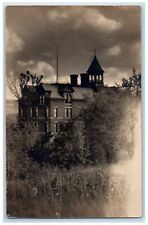 c1930's View Of School Cattaraugus New York NY RPPC Photo Vintage Postcard picture