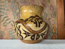 Antique Native American Santo Domingo Southwest Polychrome Pottery Olla picture