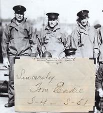 Lt. THOMAS EADIE Medal of Honor Recipient Sub Rescues Autograph picture