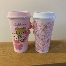Brand New Round 1 Exclusive Rilakkuma Sakura Resuable Cup Set picture