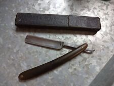 Diamond Edge # 18 Straight Razor With Box Etched Face Shapleigh  St Louis picture