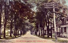 GENESEE STREET LOOKING WEST LOCKPORT, NY 1913 picture