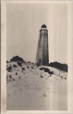 Vintage 1912 VIRGINIA BEACH Va. Real Photo RPPC Postcard CAPE HENRY LIGHTHOUSE picture